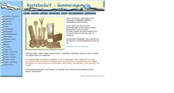 Desktop Screenshot of bastelbedarf-gommeringer.de
